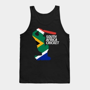 South African Cricket & Flag Tank Top